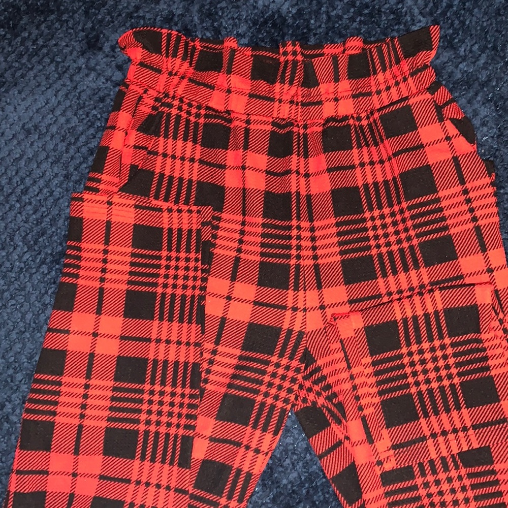 Red Checkered Pants